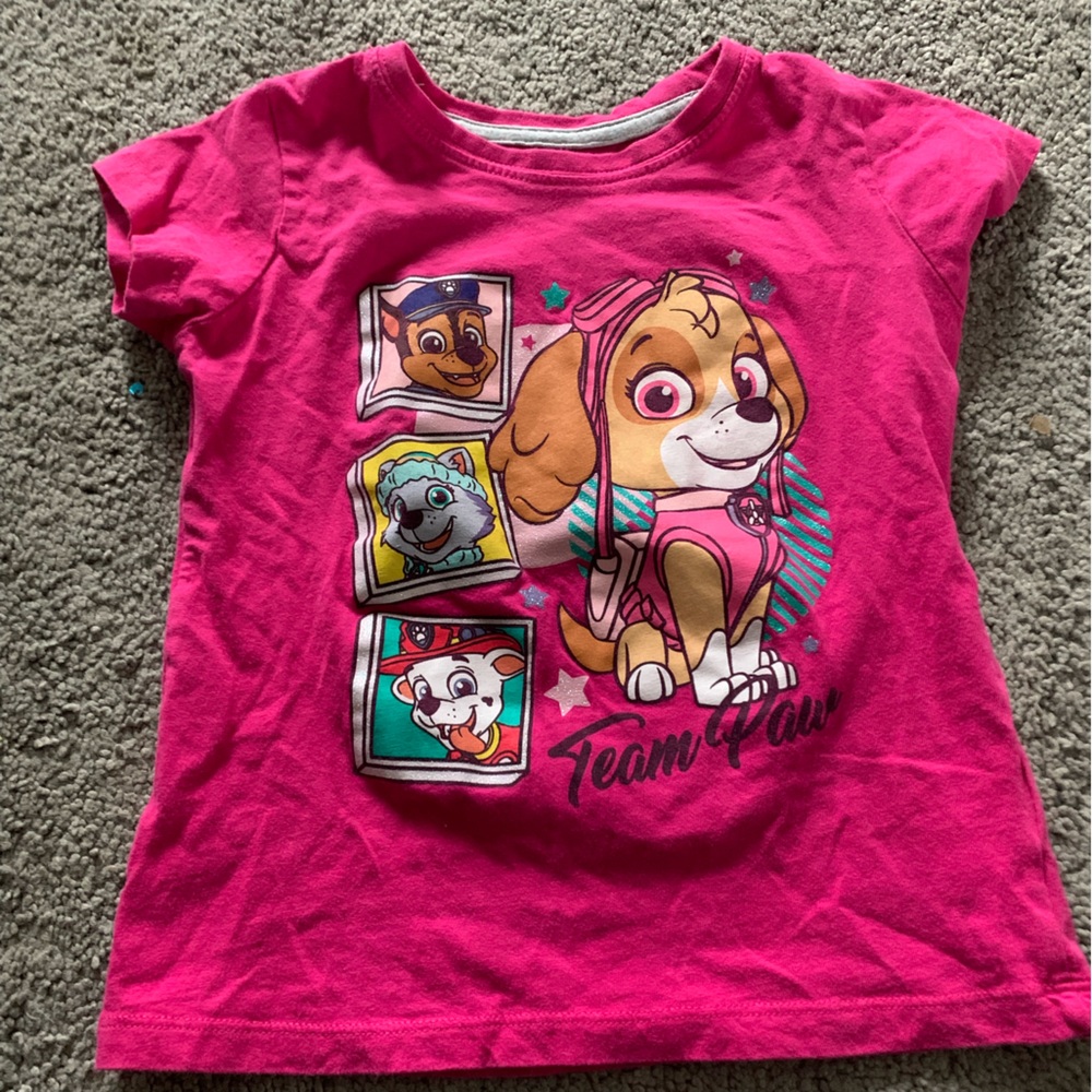 Pink Paw Patrol shirt